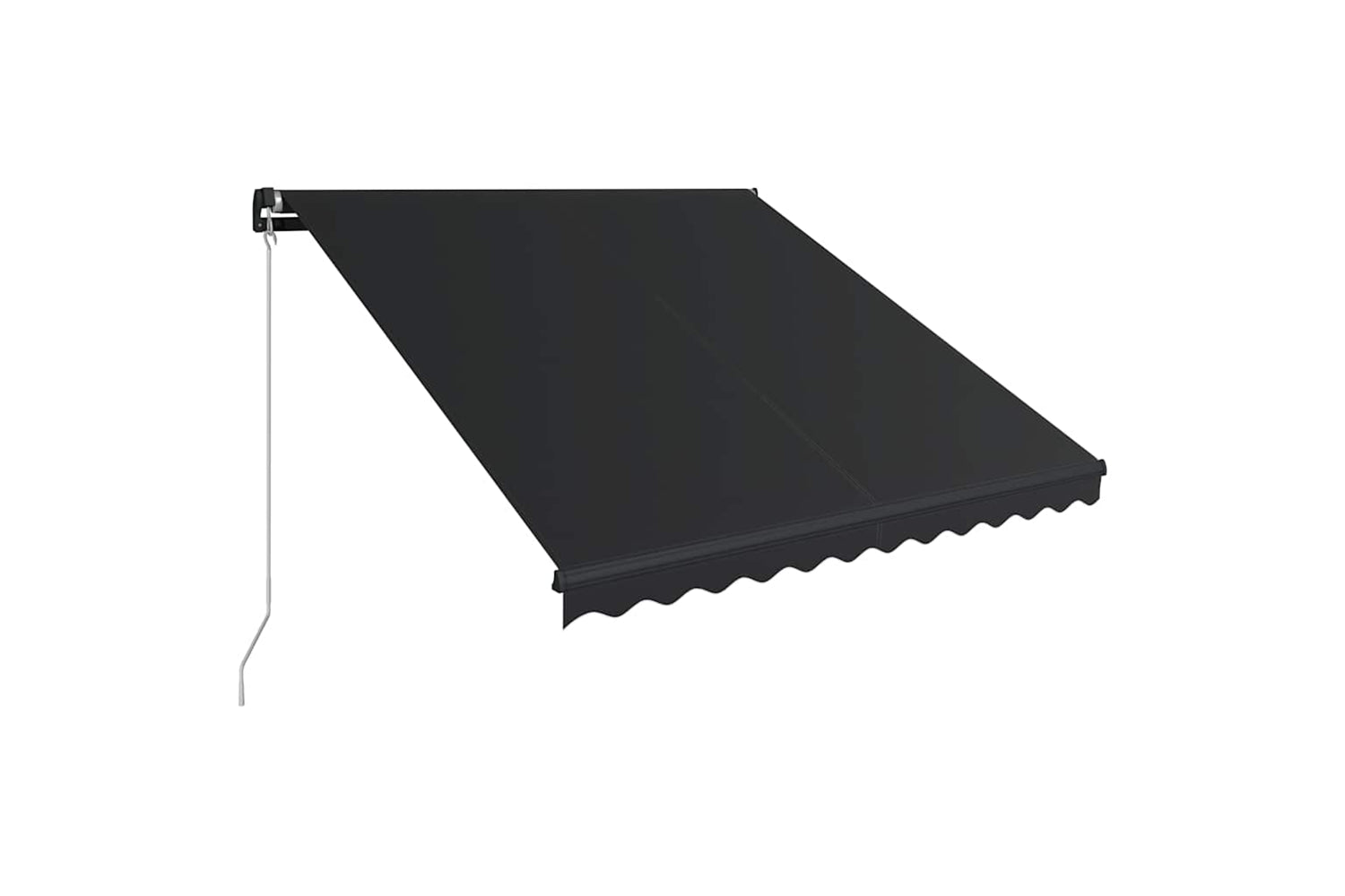 Vidaxl Manual Retractable Awning With Led 300x250 Cm Anthracite-2
