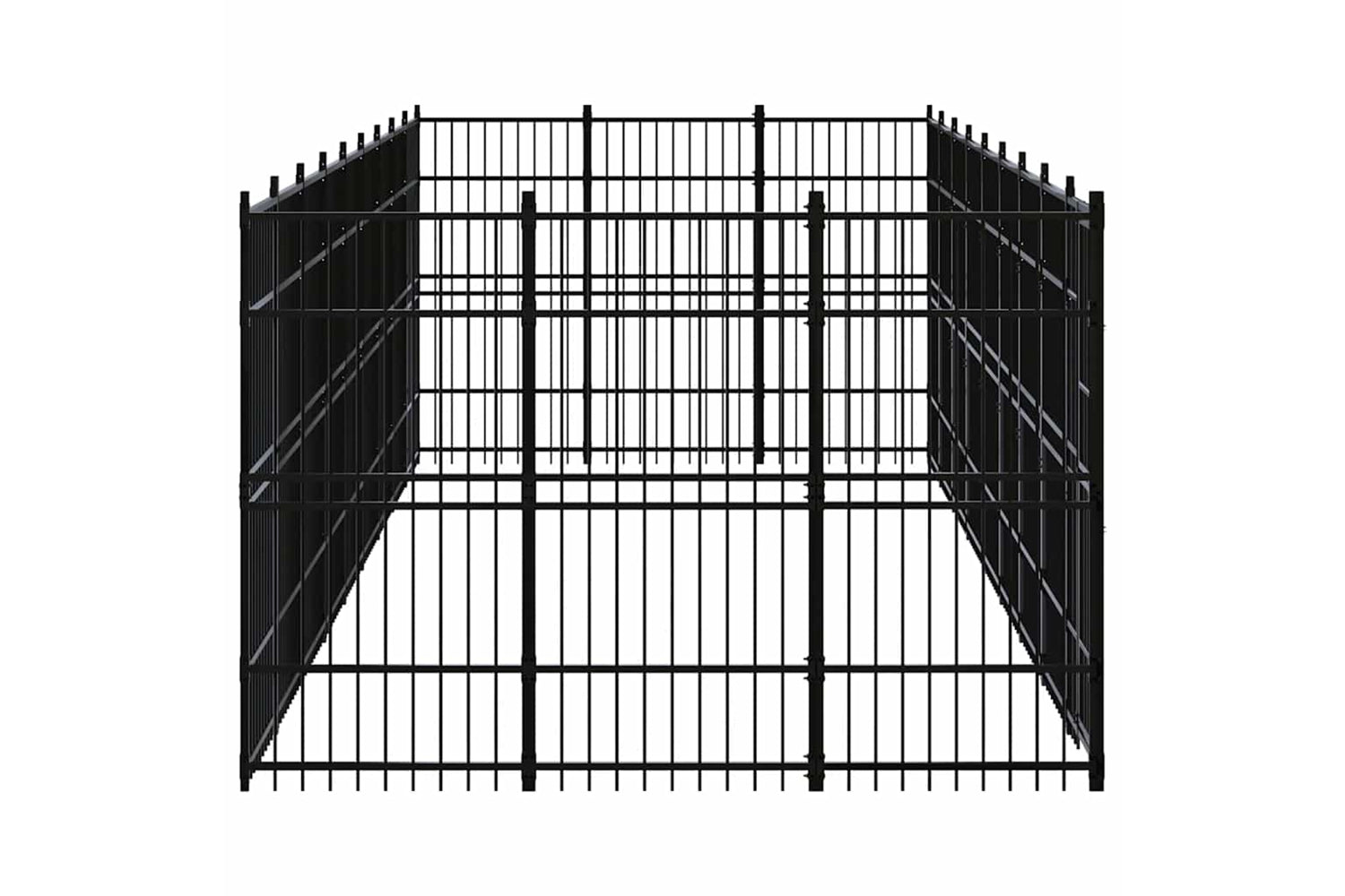 Vidaxl 3097980 Outdoor Dog Kennel Steel 24.88 M2-3