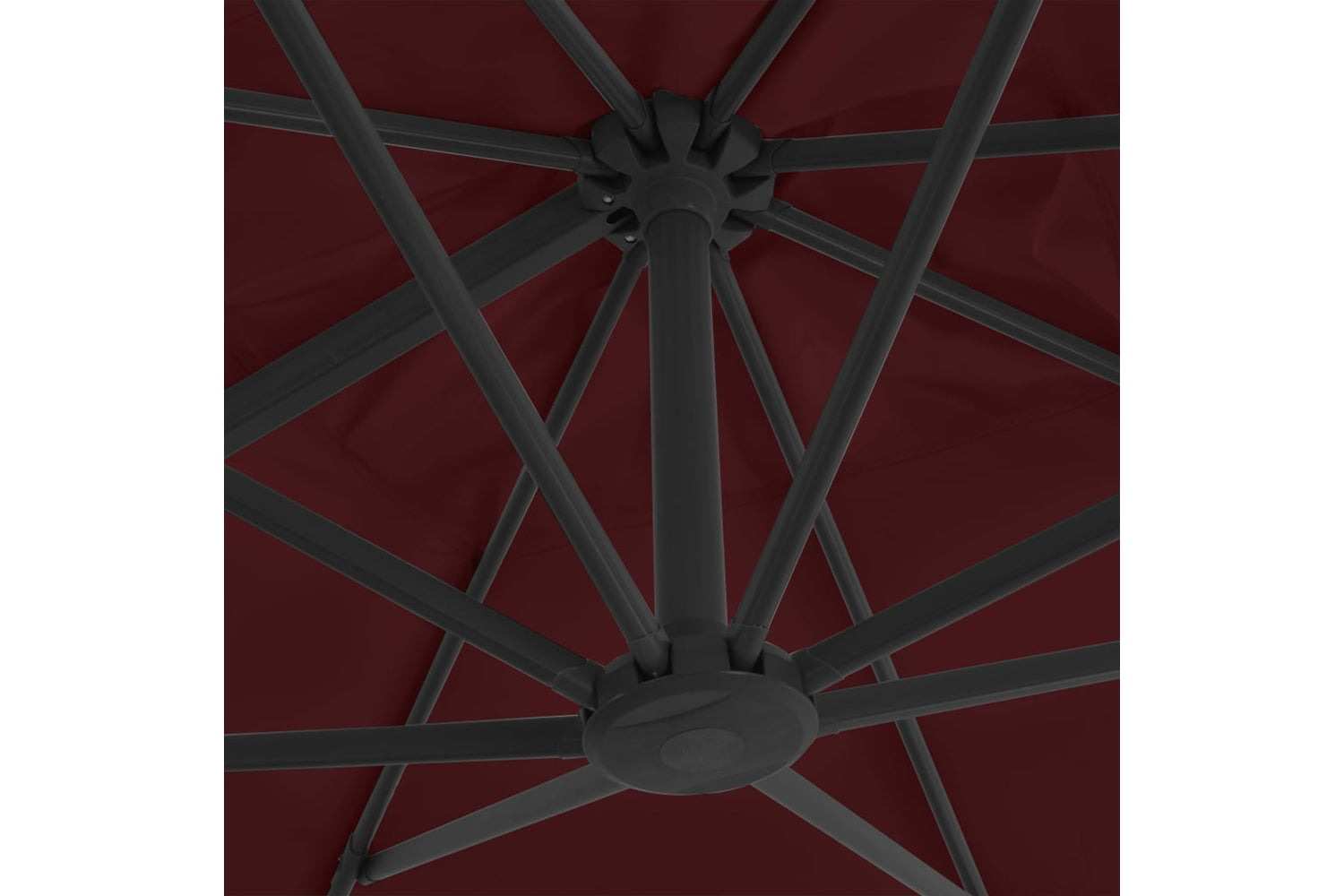 vidaXL 312315 Cantilever Umbrella With Aluminium Pole Bordeaux Red 400x300cm-6
