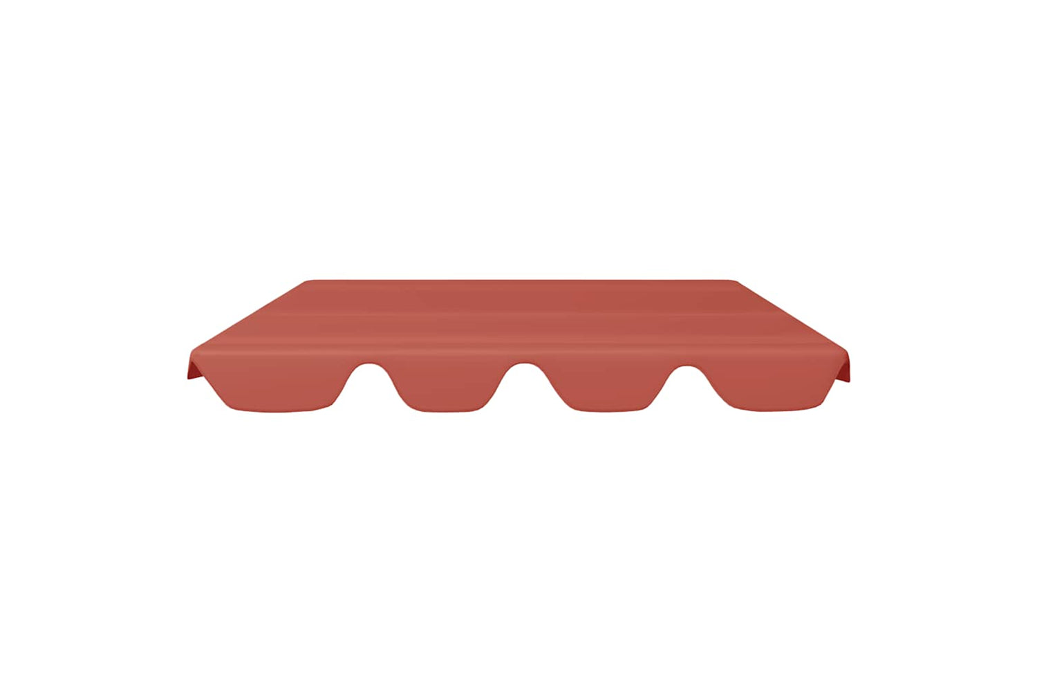 Vidaxl Replacement Canopy For Garden Swing Terracotta 188/168x145/110cm-2