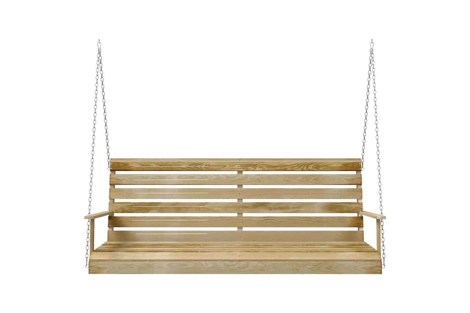 vidaXL Swing Bench Impregnated Pinewood 155x65x60cm-2