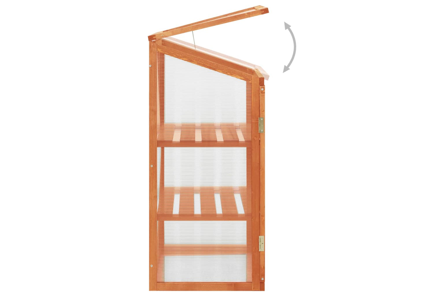 vidaXL 314848 Greenhouse 60x45x100cm Firwood-4