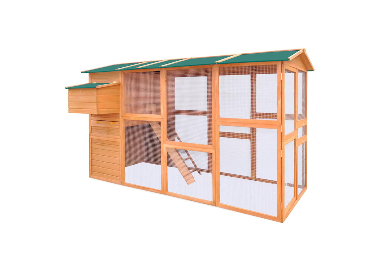 vidaXL 170411 Chicken Coop Wood 295x163x170cm-2