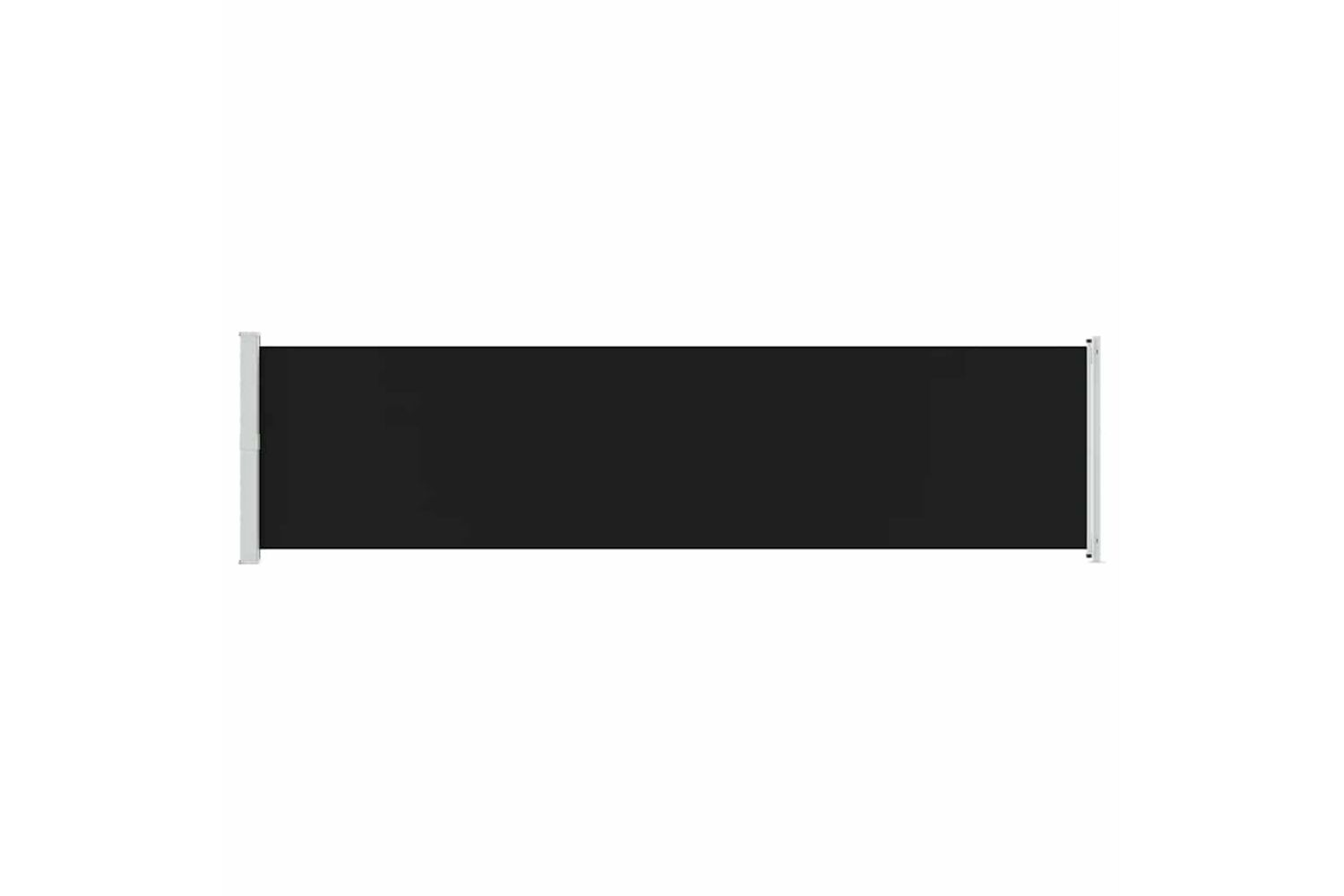 vidaXL Patio Retractable Side Awning 600x160cm Black-3