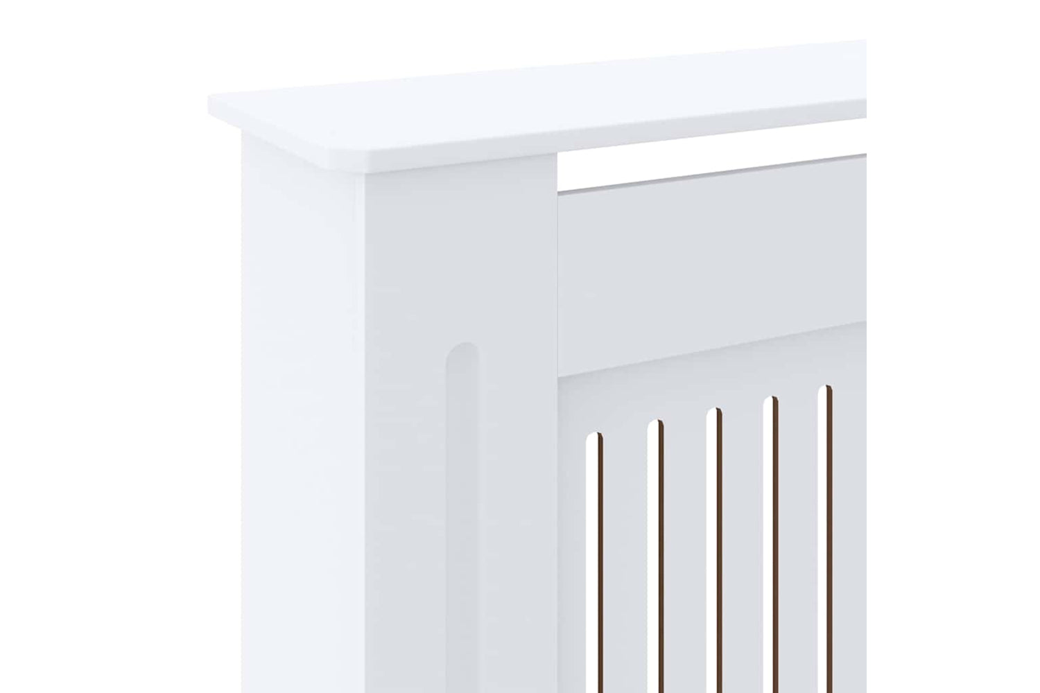 vidaXL Mdf Radiator Cover White 205cm-6