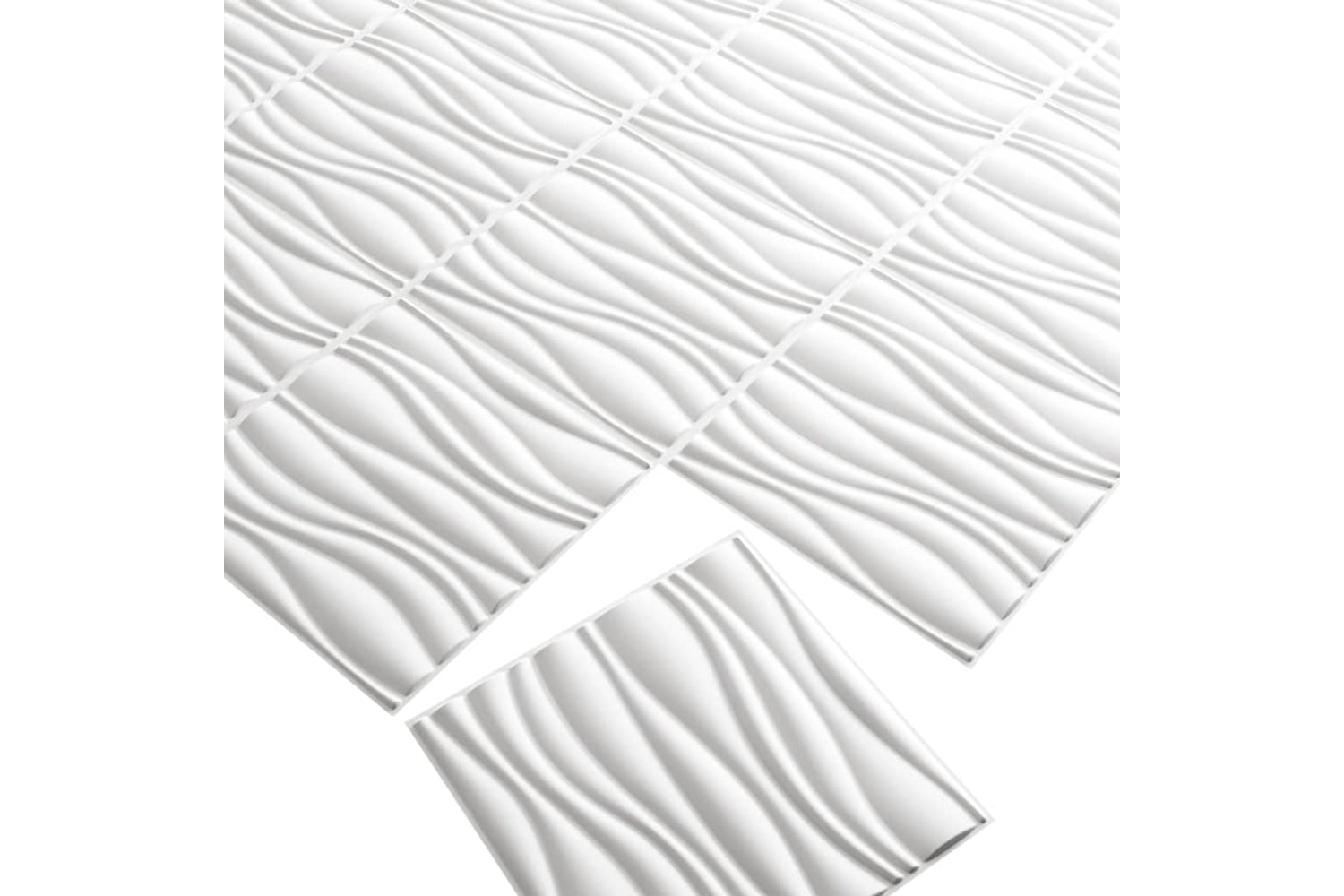 Wallart 276196 24 Pcs 3d Wall Panels Ga-wa04 Waves-4