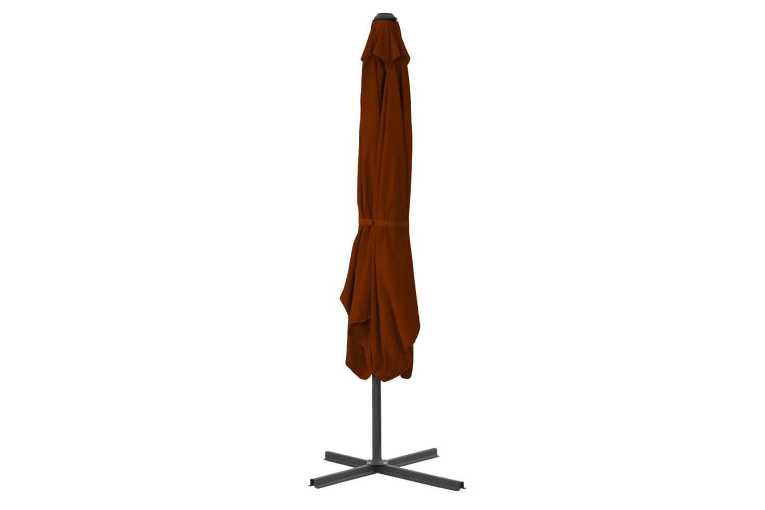 vidaXL 312515 Outdoor Parasol With Steel Pole Terracotta 250x250x230cm-3