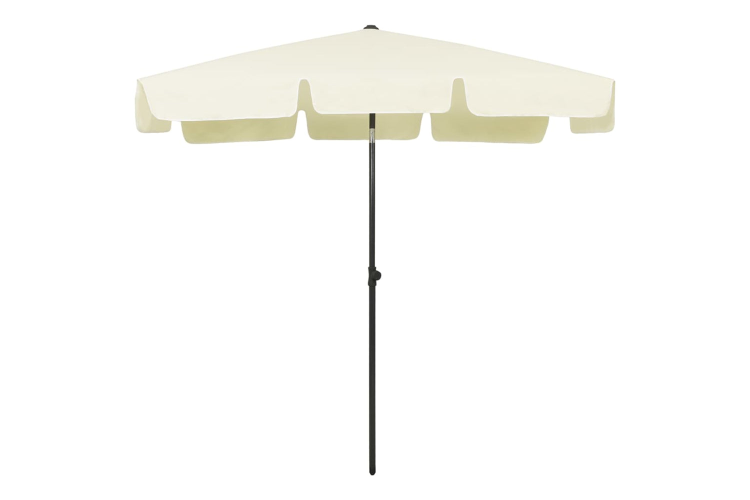 vidaXL 314727 Beach Umbrella Sand Yellow 200x125cm-2