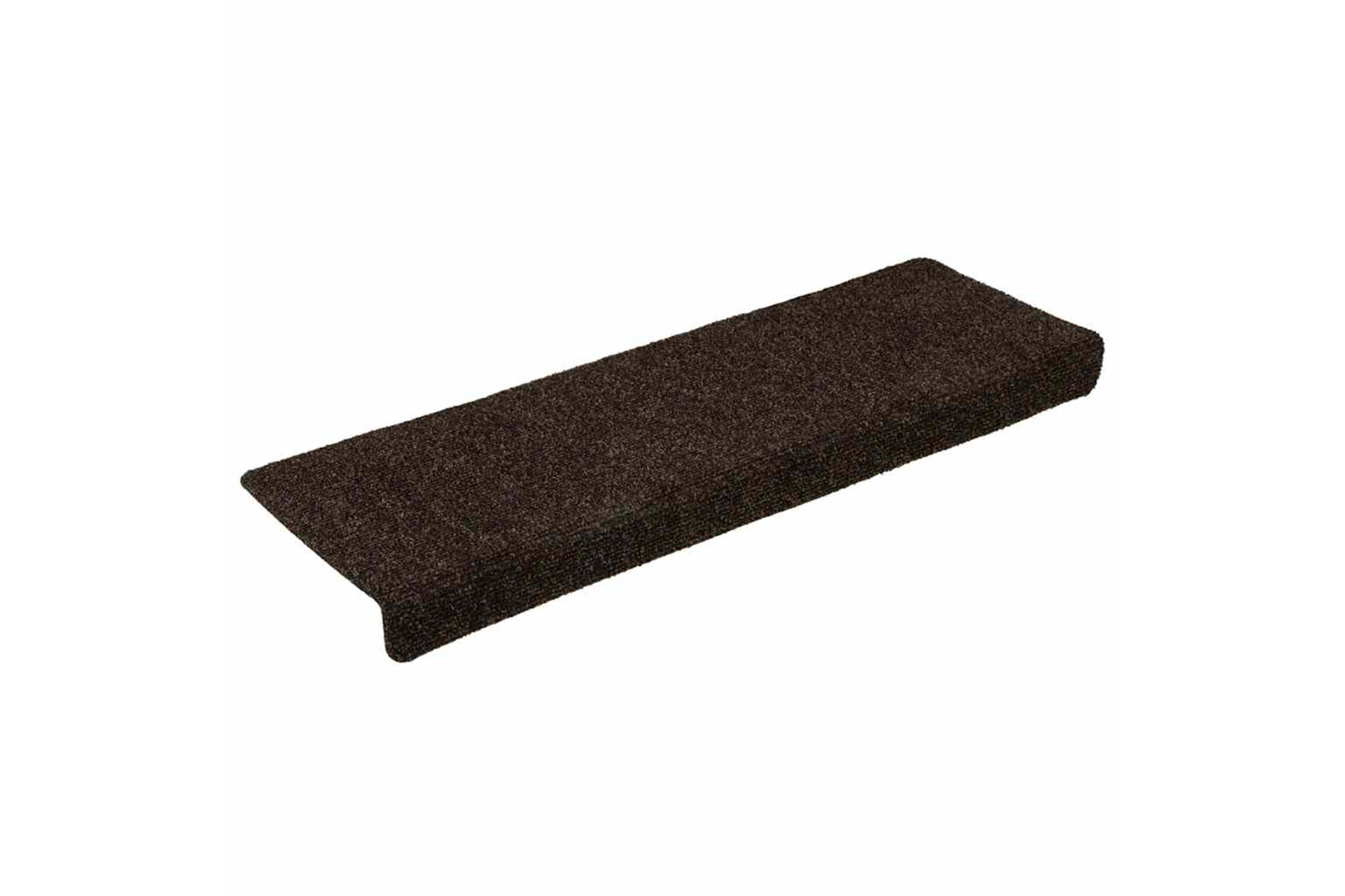 vidaXL 326187 Stair Mats 15 Pcs Needle Punch 65x21x4cm Dark Brown-2