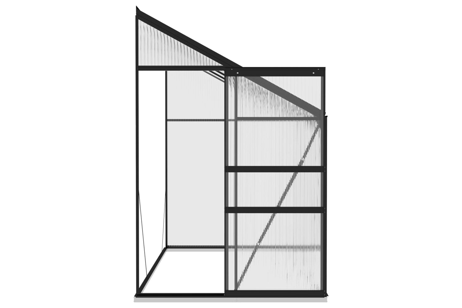 vidaXL 312051 Greenhouse Anthracite Aluminium 5.24 MÃƒÂ¢Ã‚Â³-4