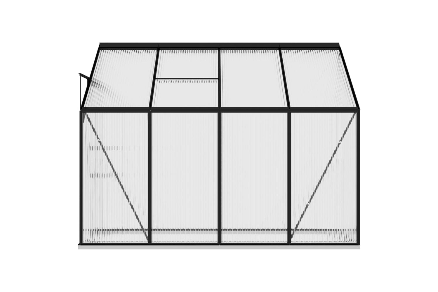 vidaXL 312051 Greenhouse Anthracite Aluminium 5.24 MÃƒÂ¢Ã‚Â³-5