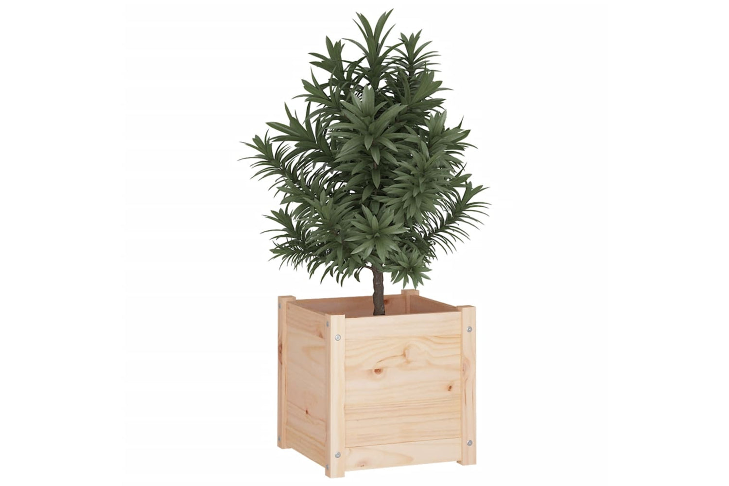 vidaXL 810535 Garden Planters 2 Pcs 40x40x40cm Solid Pinewood-2
