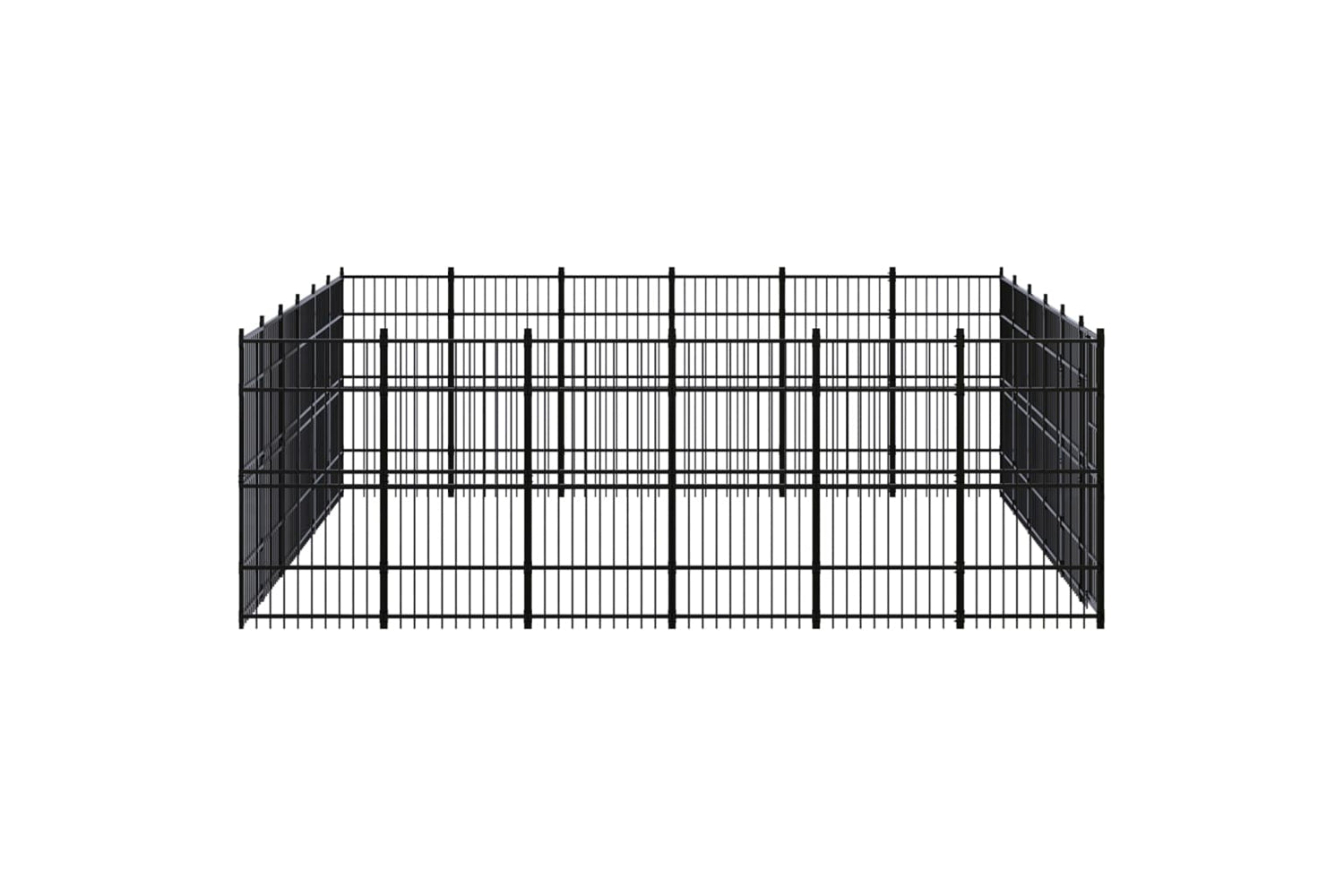 Vidaxl 3097995 Outdoor Dog Kennel Steel 33.18 M2-3