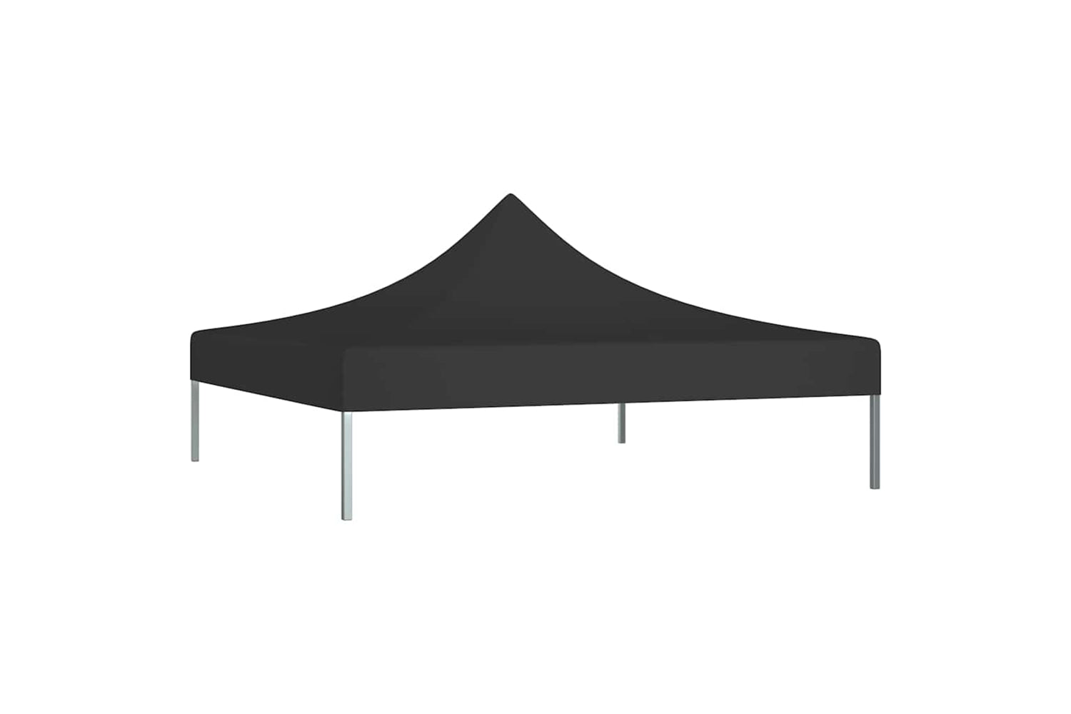 Vidaxl Party Tent Roof 3x3 M Black 270 G/m2-2