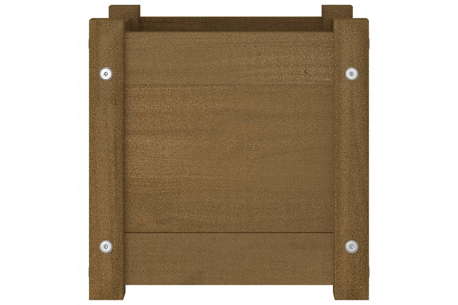 vidaXL 810528 Garden Planter Honey Brown 31x31x31cm Solid Pinewood-3