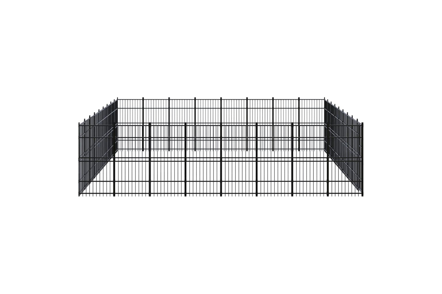 Vidaxl 3098005 Outdoor Dog Kennel Steel 66.36 M2-3