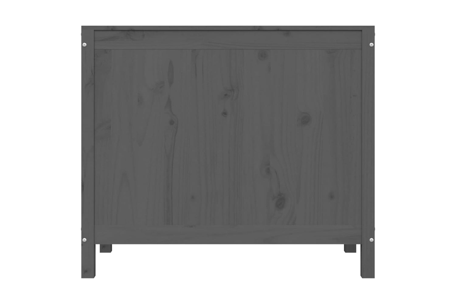 vidaXL 823581 Laundry Box Grey 88.5x44x76cm Solid Wood Pine-5