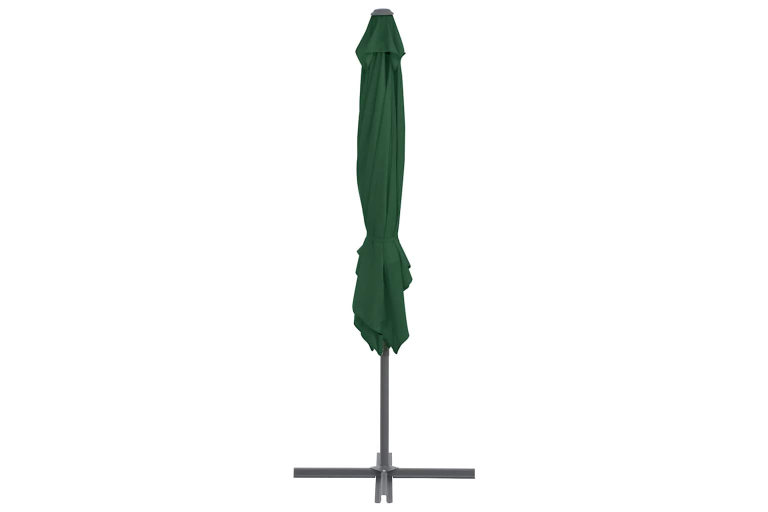 vidaXL 44625 Cantilever Umbrella With Steel Pole Green 250x250cm-4