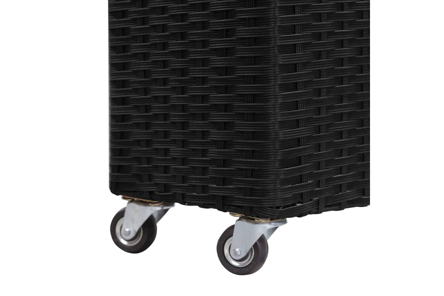 vidaXL 46948 Garden Raised Bed With 4 Pots 80x22x79cm Poly Rattan Black-6