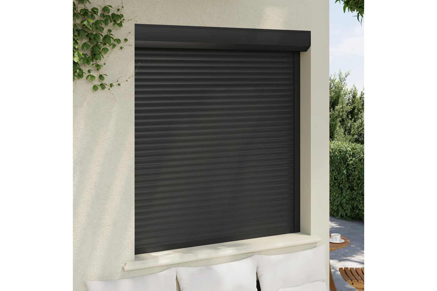 Vidaxl Roller Shutter Aluminium 130x140 Cm Anthracite-3