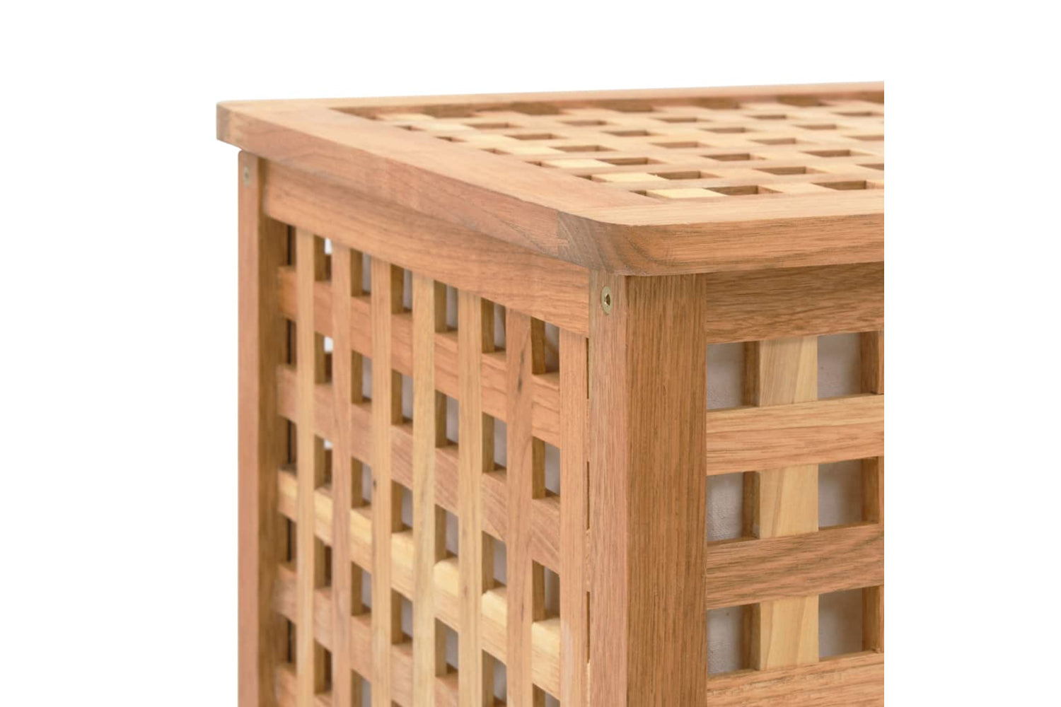 vidaXL 247602 Laundry Chest 77.5x37.5x46.5cm Solid Walnut Wood-6