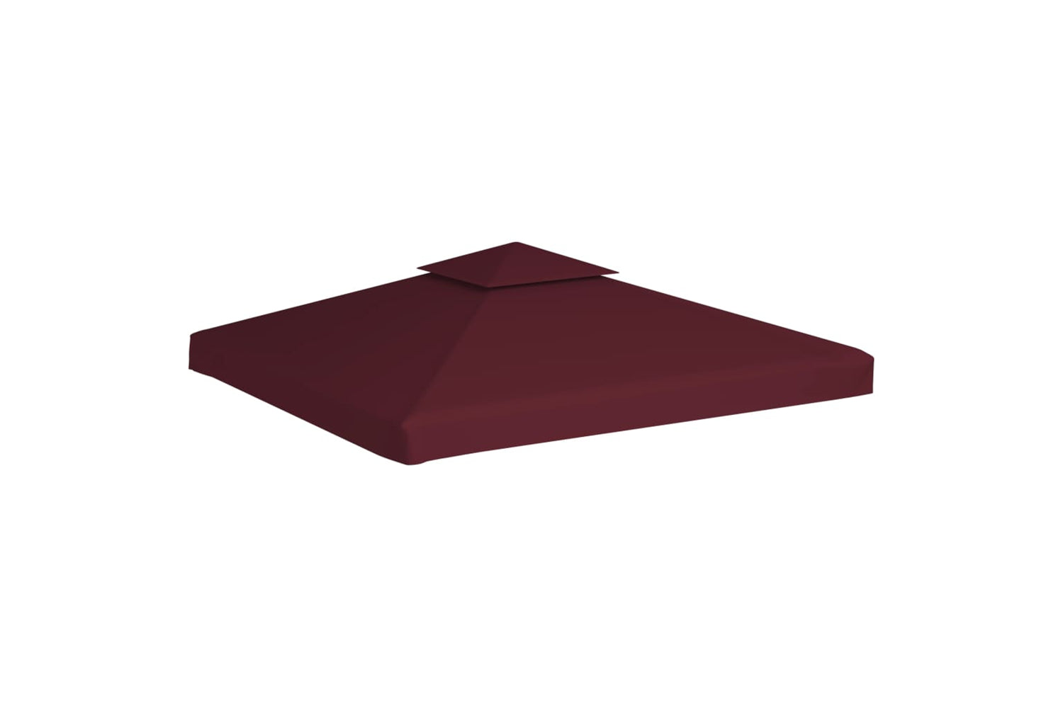 Vidaxl 44757 2-tier Gazebo Top Cover 310 G/mâ² 3x3 M Bordeaux-2