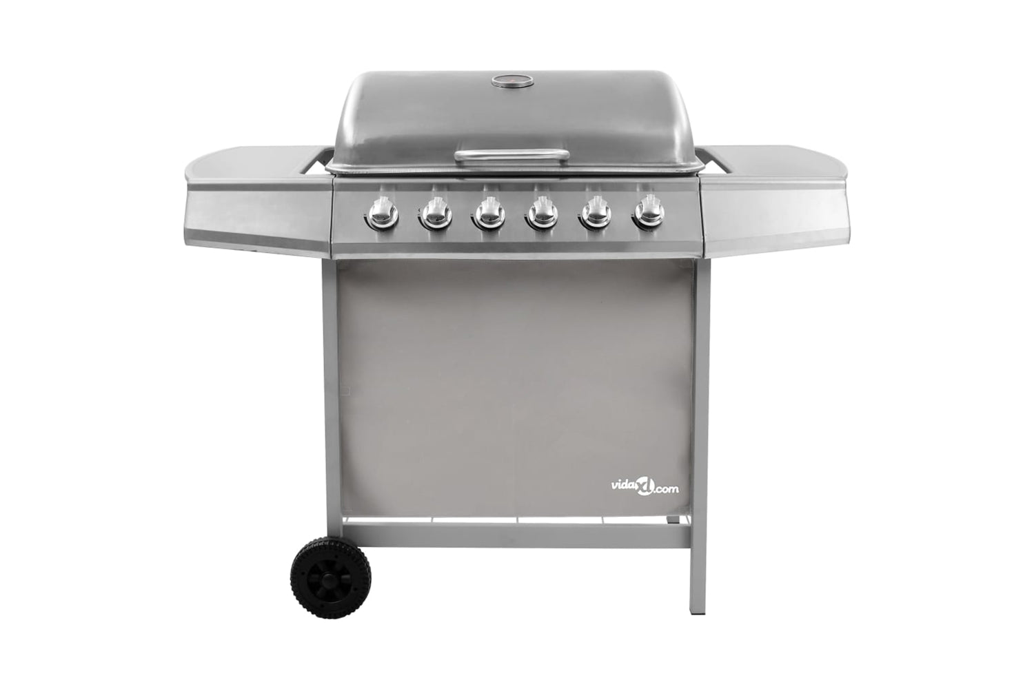 Vidaxl 3053632 Gas Bbq Grill With 6 Burners Silver-3
