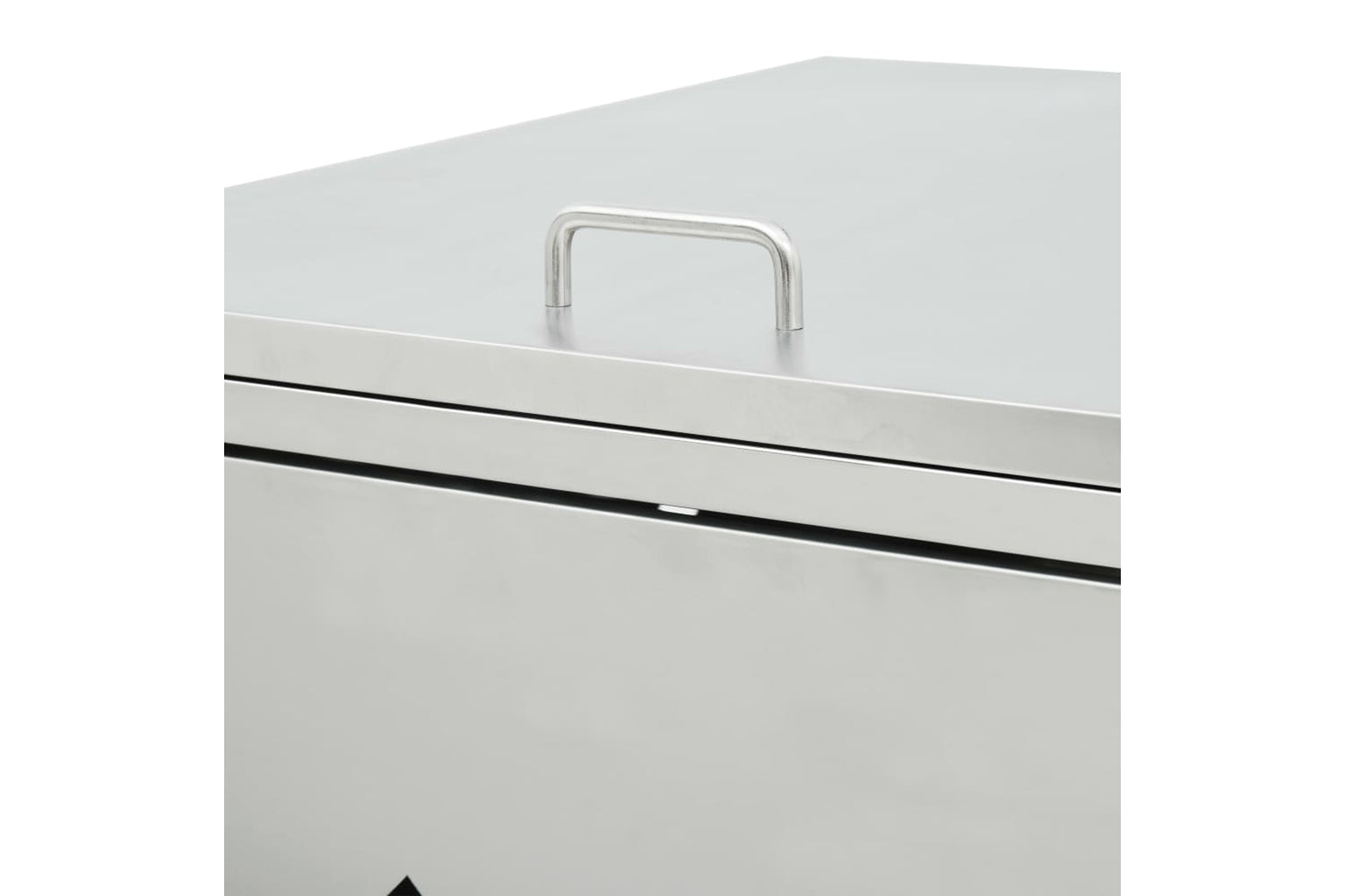 Vidaxl 145380 Double Wheelie Bin Shed 240 L Stainless Steel-5