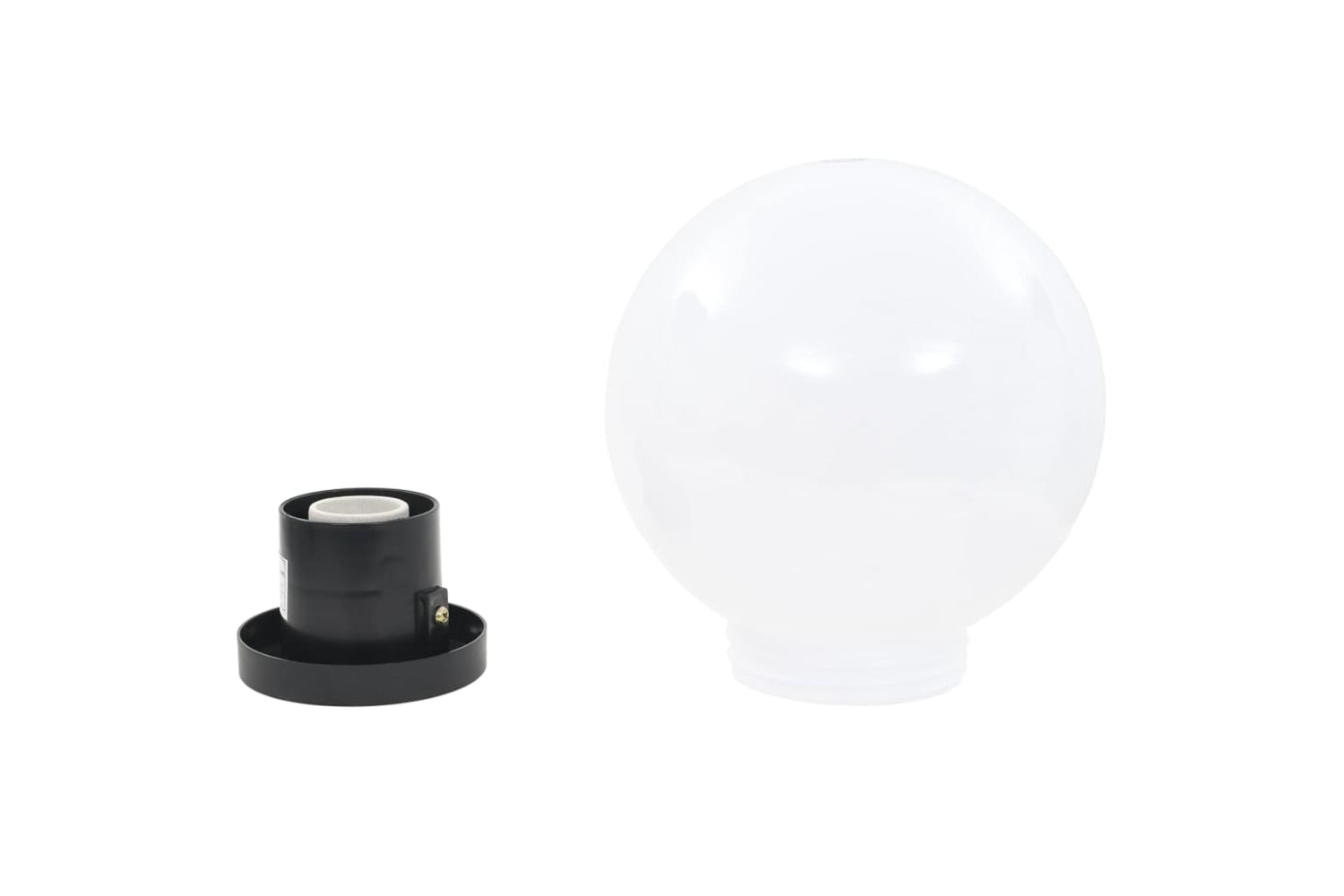 vidaXL 277141 Led Bowl Lamps 4 Pcs Spherical 20cm Pmma-5