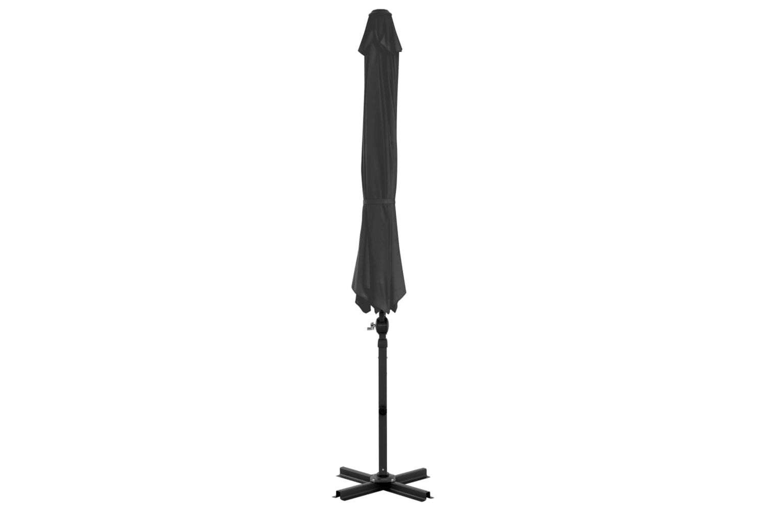 vidaXL 44622 Cantilever Umbrella With Aluminium Pole Anthracite 300cm-3