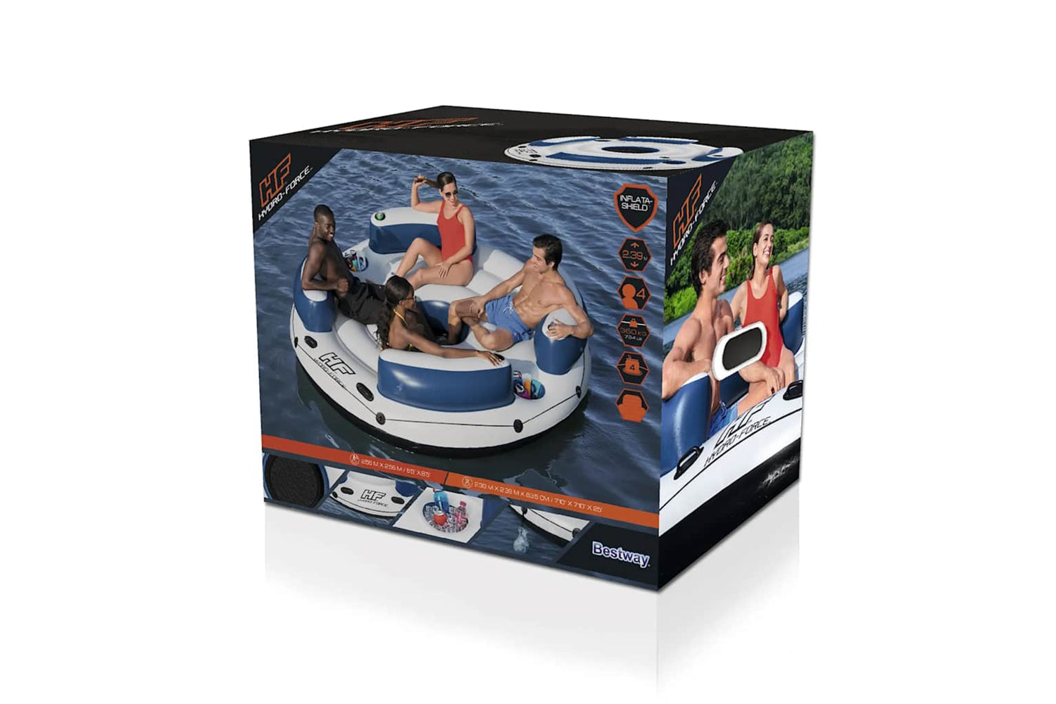 Bestway 93796 Hydro-force Floating Island 239x63.5 Cm-8