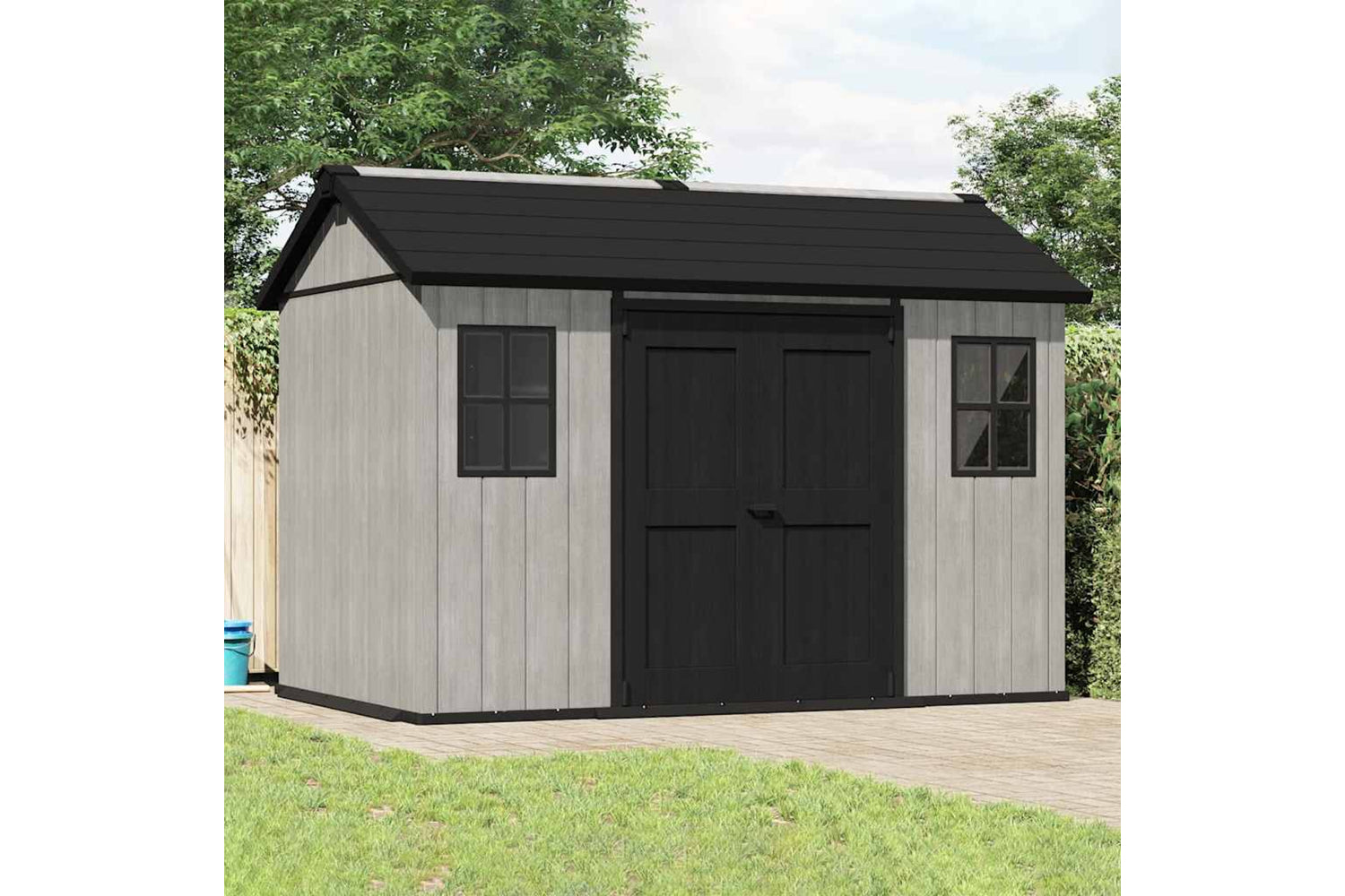 Keter 418557 Garden Shed Oakland 1175 Anthracite-2