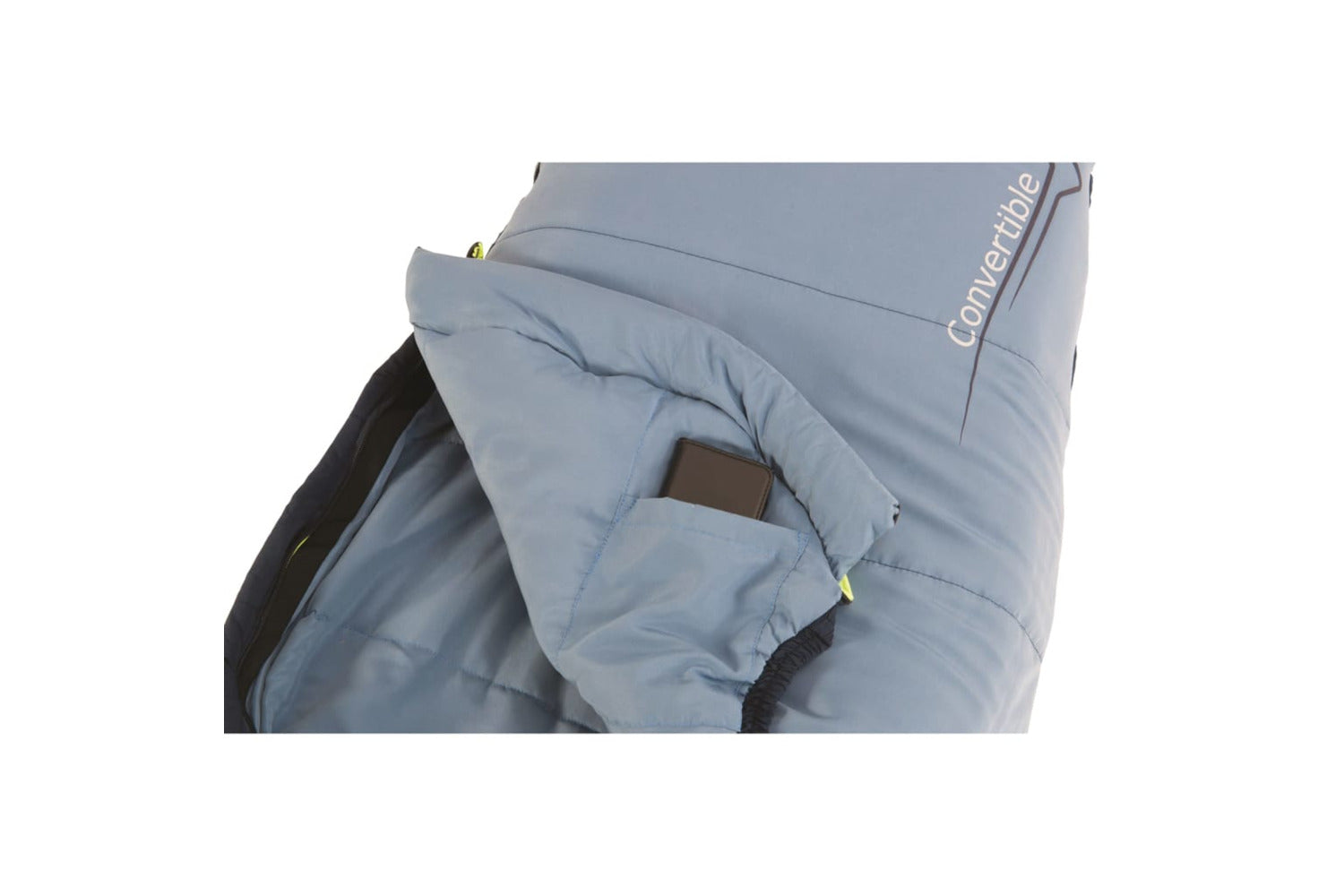 Outwell Sleeping Bag Convertible Junior Ocean Blue-5