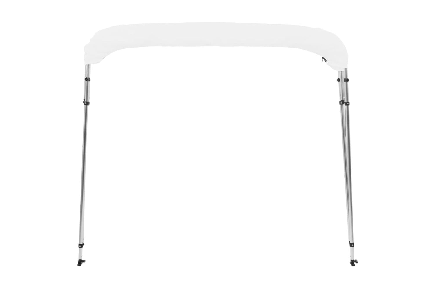 vidaXL 92369 4 Bow Bimini Top White 243x210x137cm-3