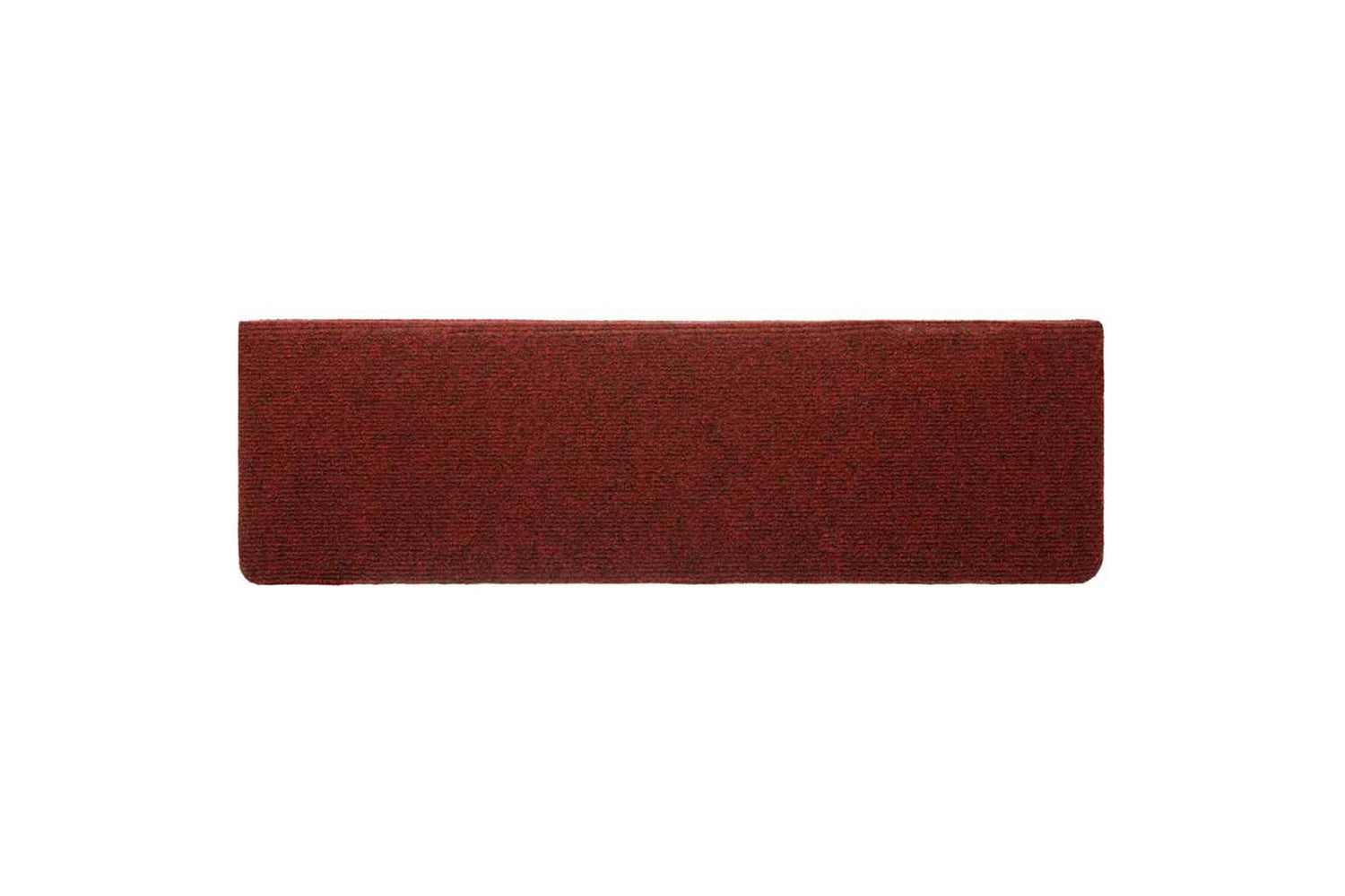 vidaXL Stair Mats 5 Pcs Bordeaux Red 65x21x4cm Needle Punch-4