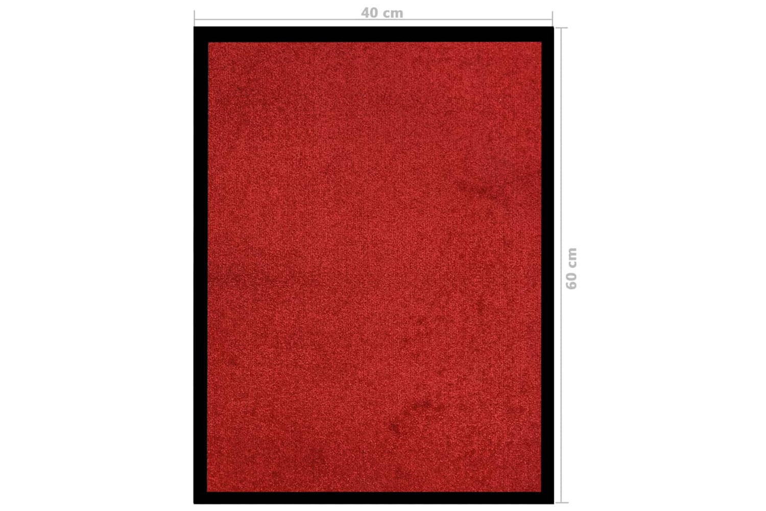 vidaXL 331580 Doormat Red 40x60cm-6