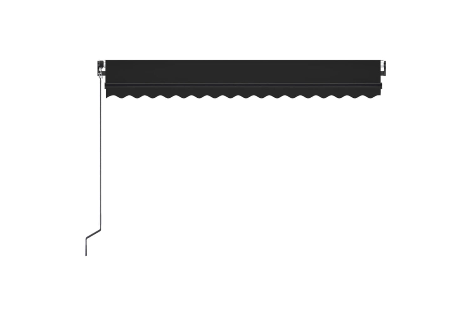 vidaXL 3069179 Manual Retractable Awning 400x350cm Anthracite-3