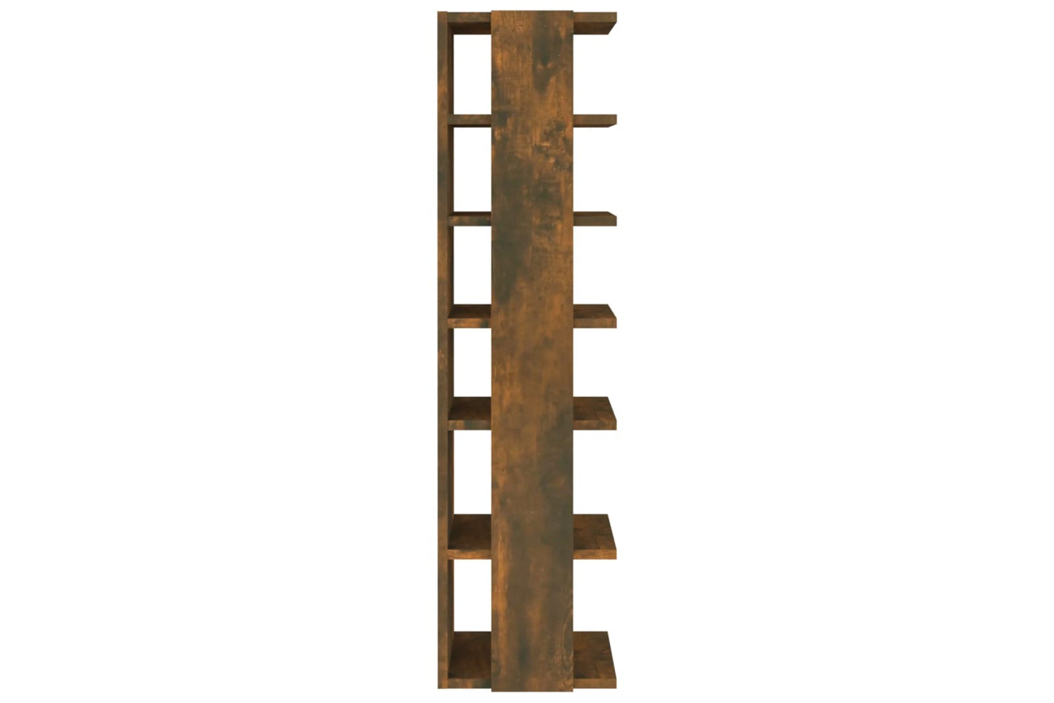 vidaXL 815973 Shoe Racks 2 Pcs Smoked Oak 27.5x27x102cm Engineered Wood-4