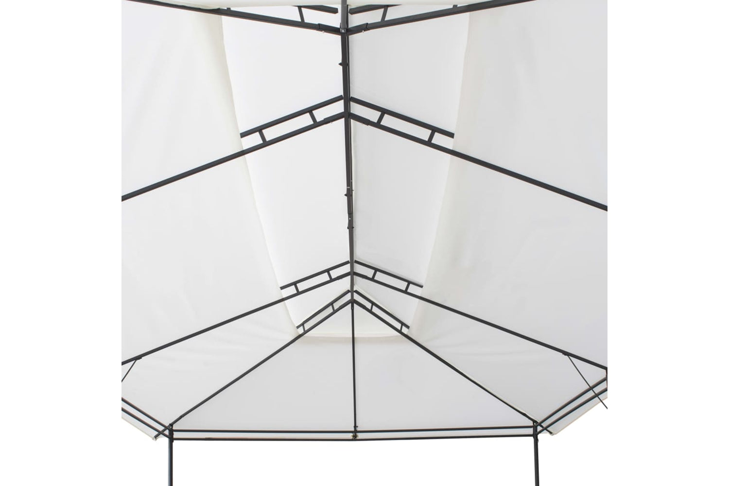 vidaXL 310073 Gazebo With Curtains 600x298x270cm White 180g/mÂ²-6