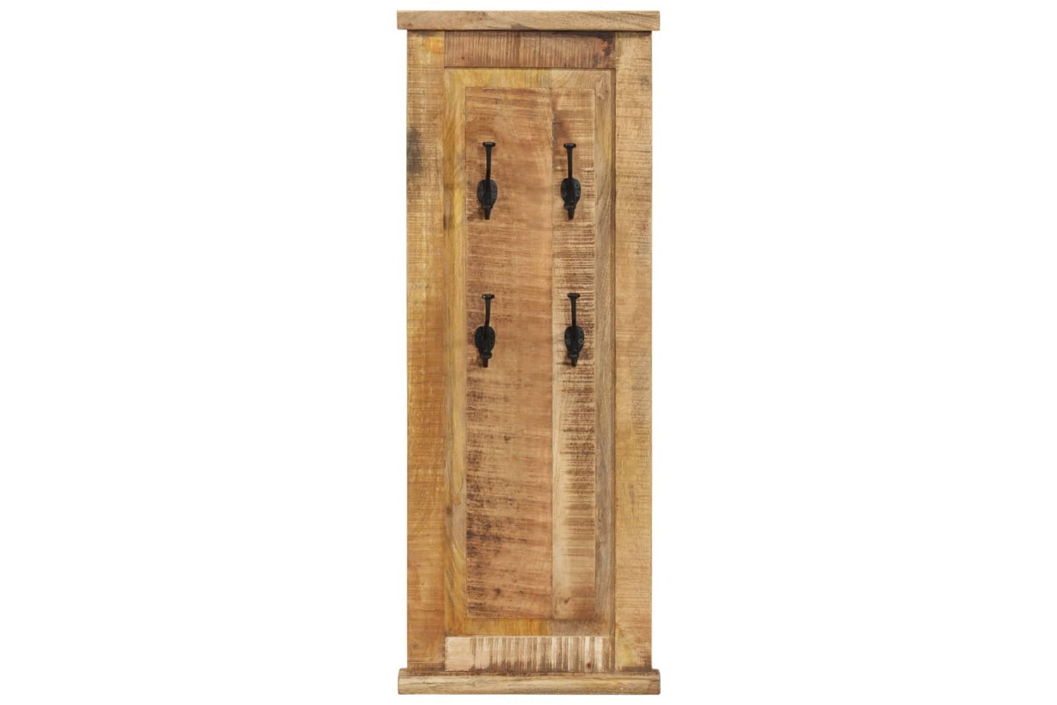 vidaXL 337853 Coat Racks 2 Pcs Solid Wood Mango 38x100cm-4