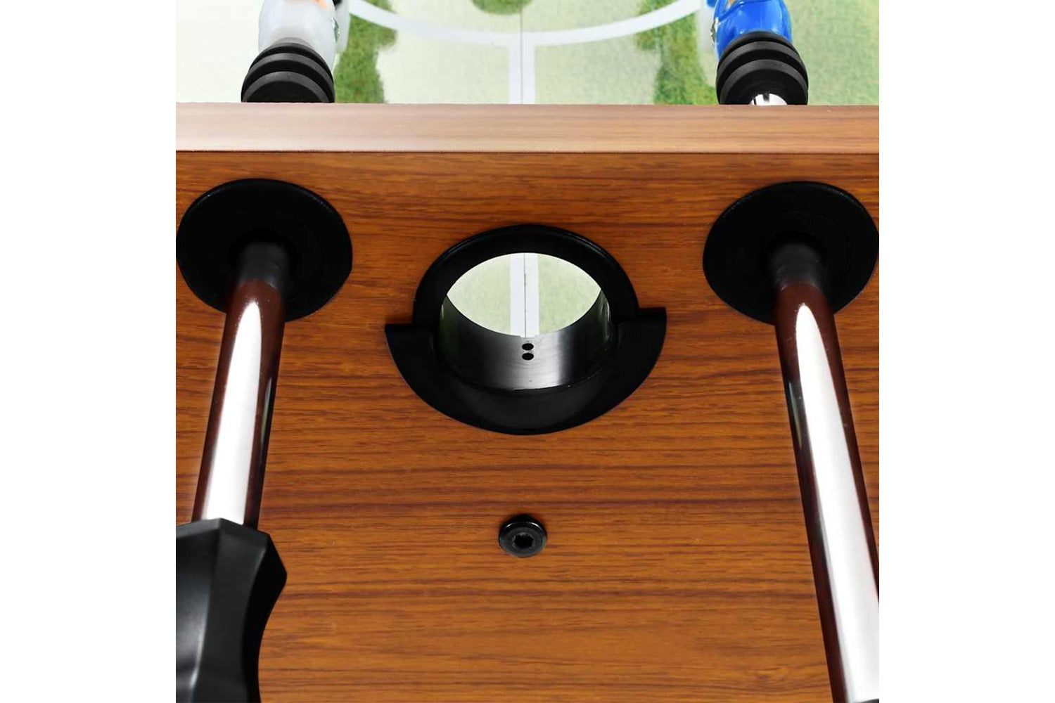Vidaxl Football Table Steel 60 Kg 140x74.5x87.5 Cm Light Brown And Black-9