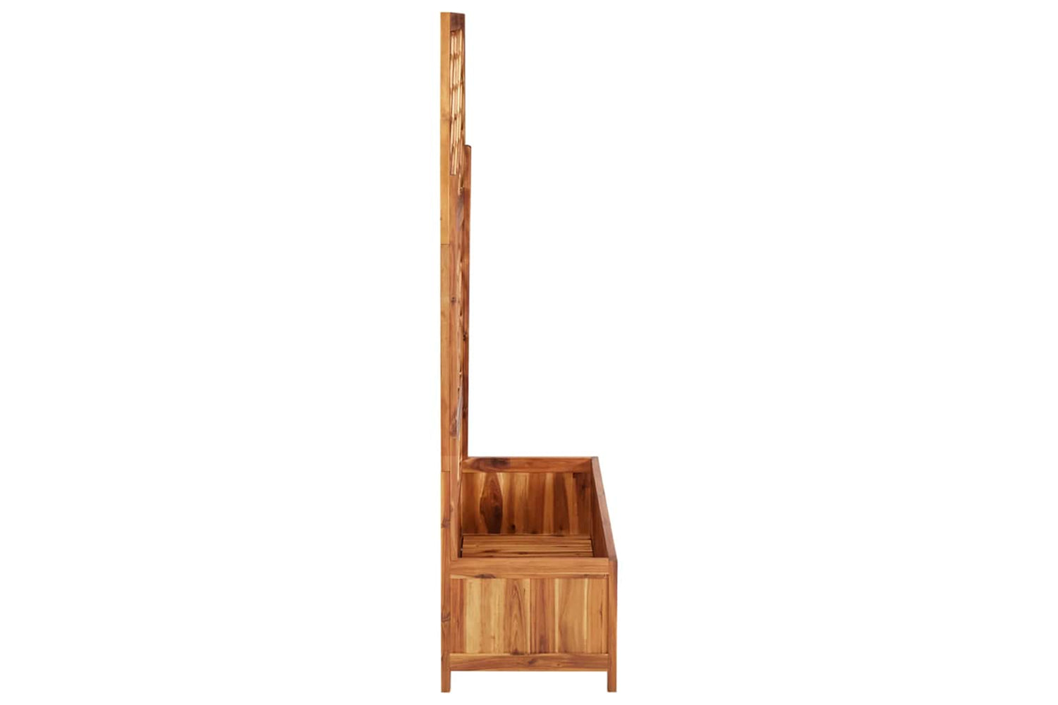 vidaXL 316542 Raised Bed With Trellis 85x38x150cm Solid Acacia Wood-4
