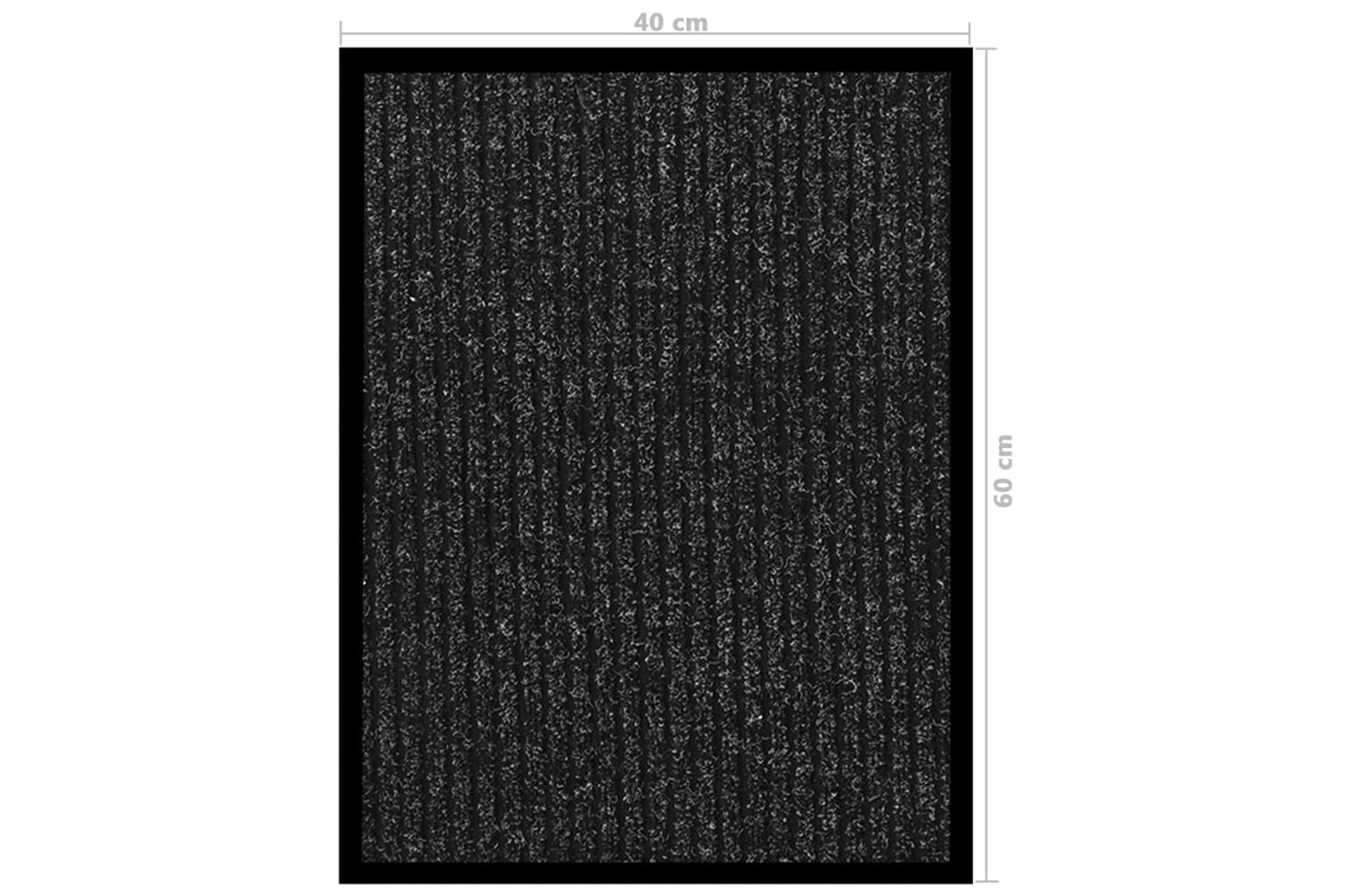 vidaXL 331607 Doormat Striped Anthracite 40x60cm-6
