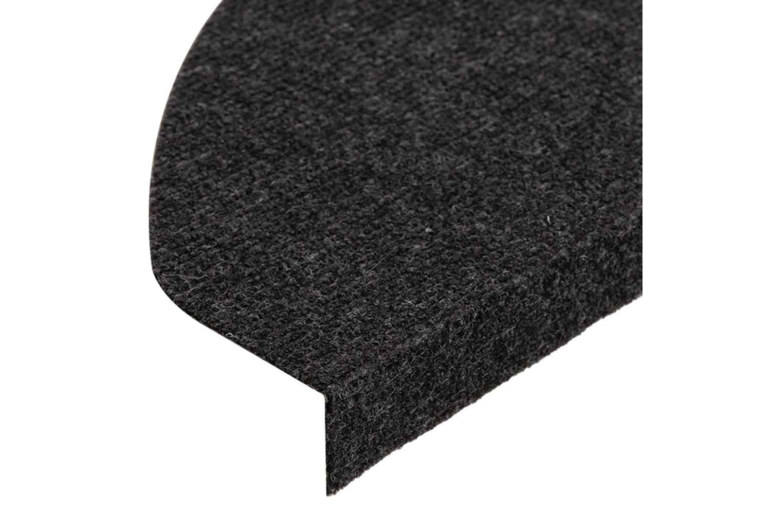 vidaXL 136396 Stair Mats Self-adhesive 15 Pcs 65x22.5x3.5cm Black-6
