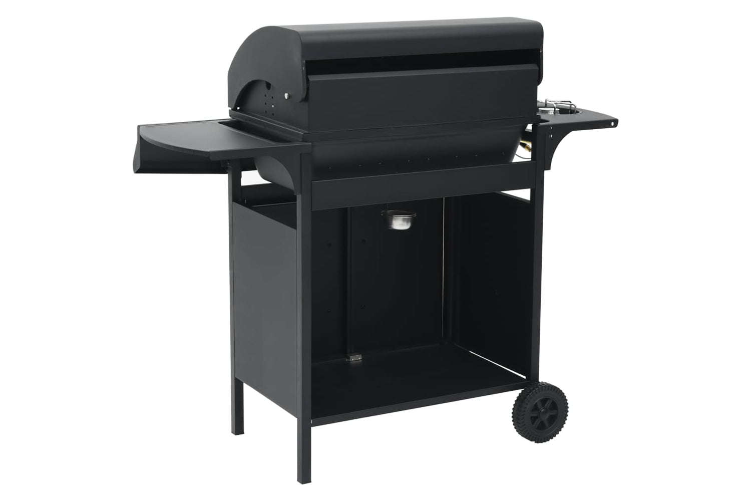 Vidaxl 310105 Gas Barbecue Grill 4+1 Cooking Zone Black Steel-6