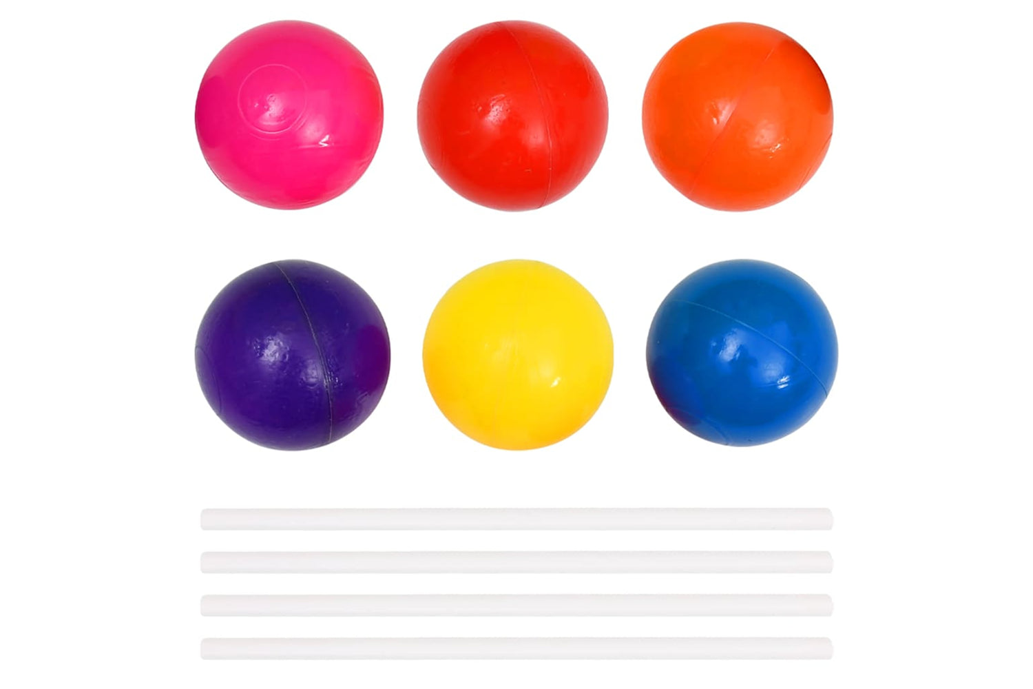 vidaXL 3107720 Ball Pool With 300 Balls For Kids 75x75x32cm-6