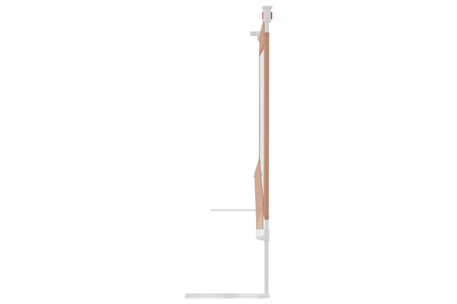 Vidaxl Toddler Safety Bed Rail Taupe 200x25 Cm Fabric-3