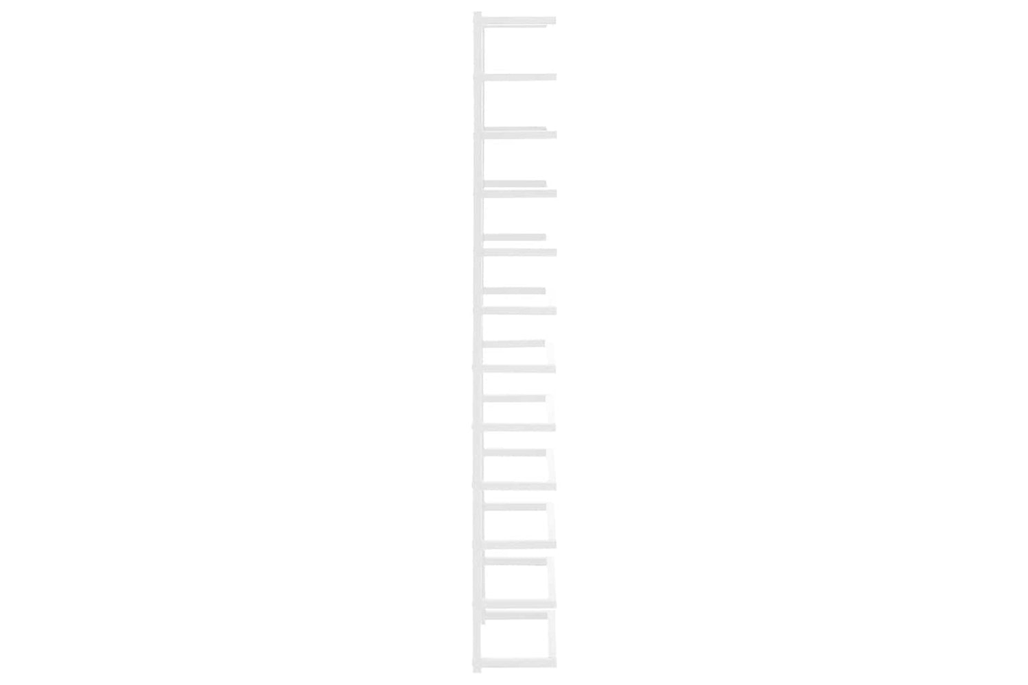 vidaXL 336126 Towel Rack White 24x12x96cm Steel-4
