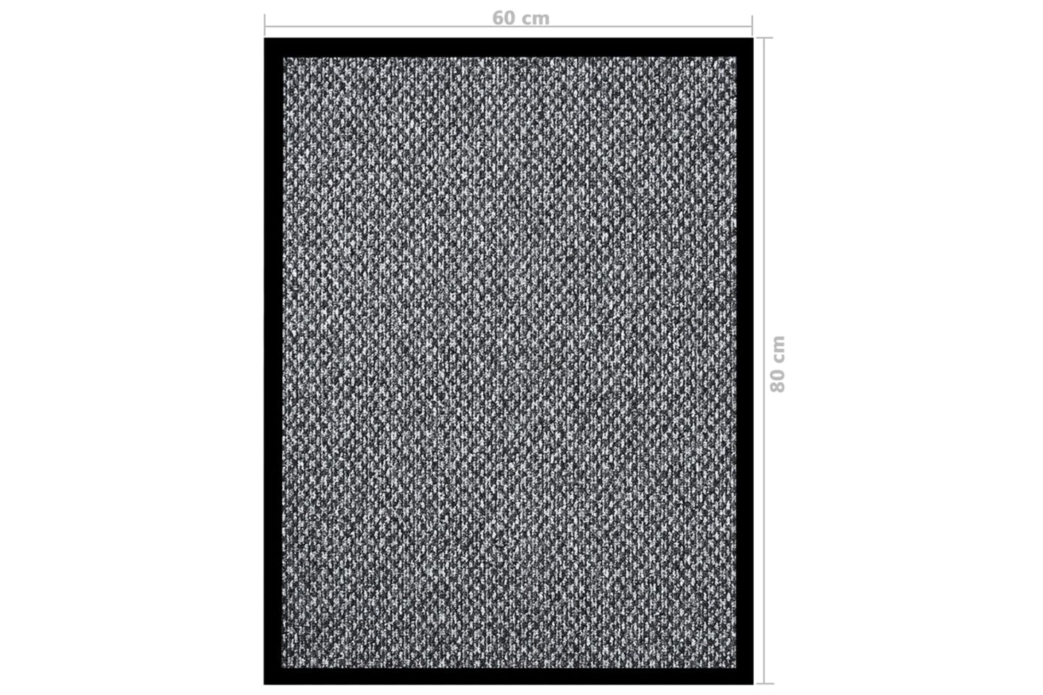 vidaXL 331573 Doormat Grey 60x80cm-6