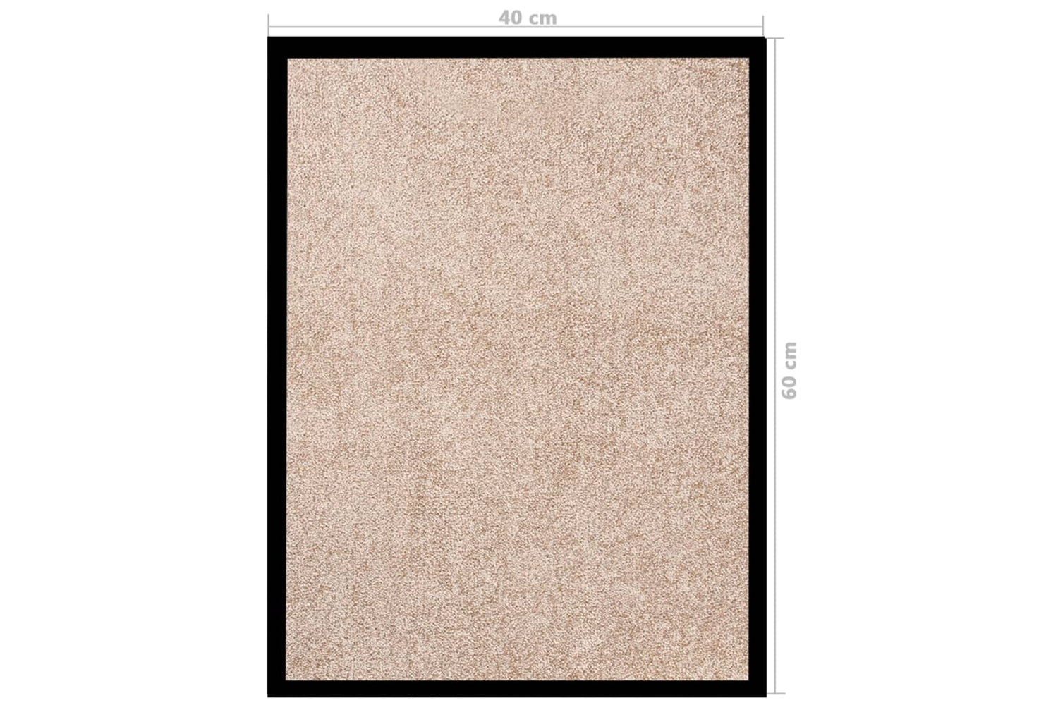 vidaXL 331583 Doormat Beige 40x60cm-6